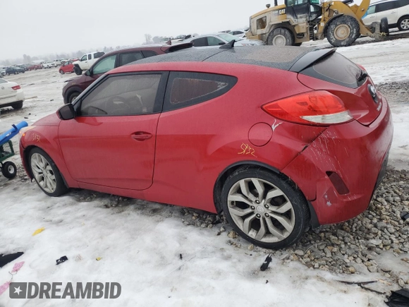 2012 Hyundai Veloster w/Red Int z VIN KMHTC6AD4CU077956, wystawiony jako Copart lot #43504505 z przebiegiem 103 183 mil mil oraz Szkoda całkowita • Salvage title. Historia ofert i sprzedaży dostępna na DreamBid. Obrazek 2.