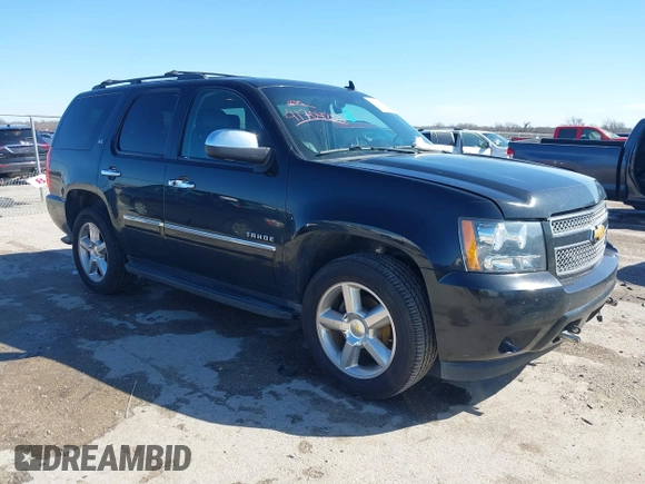 2013 Chevrolet Tahoe LTZ with VIN 1GNSKCE0XDR350970, listed as a IAAI auction lot 41704253 with 126,653 mi miles and . Bid and sale history available at DreamBid. Image 1.