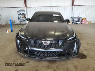 2022 Cadillac CT5-V Blackwing with VIN 1G6D35R67N0810538, listed as a Copart auction lot 77955214 with 18,813 mi miles and Salvage Title. Bid and sale history available at carsss.com. Image 5.