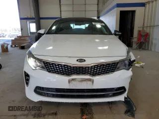 2016 Kia Optima SX Turbo with VIN 5XXGW4L26GG017489, listed as a Copart auction lot 42592995 with 120,423 mi miles and Salvage Title. Bid and sale history available at carsss.com. Image 5.