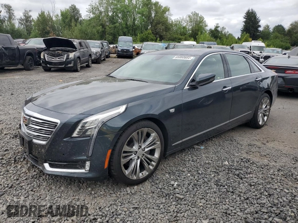 2018 Cadillac CT6 Sport AWD z VIN 1G6KP5R68JU129433, wystawiony jako Copart lot #65860664 z przebiegiem 48 227 mil mil oraz Szkoda całkowita • Salvage title. Historia ofert i sprzedaży dostępna na DreamBid. Obrazek 1.