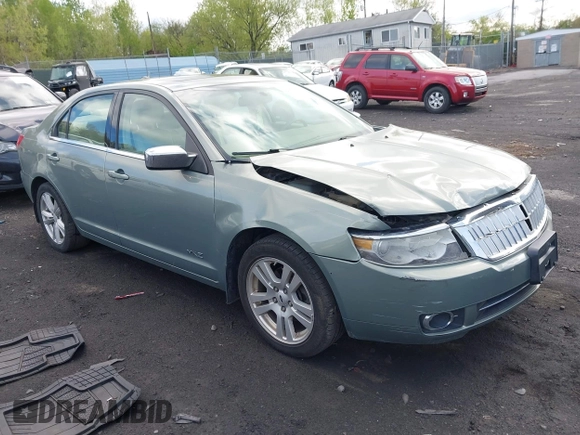 2008 Lincoln MKZ with VIN 3LNHM28T98R625456, listed as a IAAI auction lot 42075166 with 143,723 mi miles. Bid and sale history available at carsss.com. Image 1.