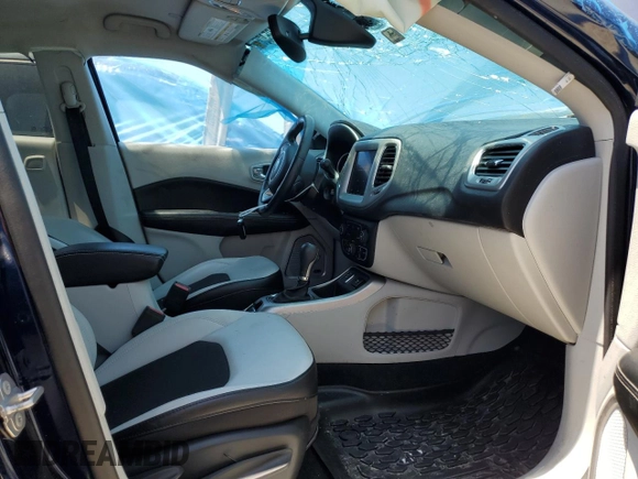 2020 Jeep Compass Latitude with VIN 3C4NJCBB2LT159063, listed as a Copart auction lot 52354065 with 65,547 mi miles and Non Repairable. Bid and sale history available at carsss.com. Image 7.