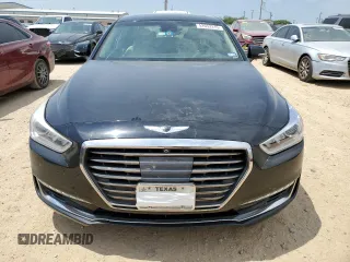 2017 Genesis G90 Ultimate z VIN KMHG54JH0HU031003, wystawiony jako Copart lot #52653315 z przebiegiem 123 061 mil mil oraz Czysty tytuł • Clean title. Historia ofert i sprzedaży dostępna na DreamBid. Obrazek 5.