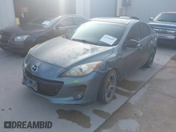 2012 Mazda 3 s Touring with VIN JM1BL1V54C1580099, listed as a IAAI auction lot 42101607 with 108,526 mi miles. Bid and sale history available at carsss.com. Image 2.