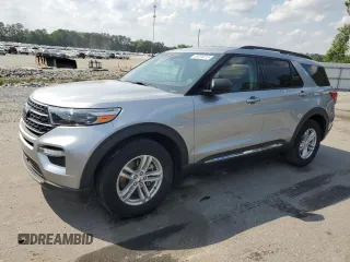 2022 Ford Explorer XLT z VIN 1FMSK7DH1NGB39236, wystawiony jako Copart lot #55034615 z przebiegiem 26 168 mil mil oraz Szkoda całkowita • Salvage title. Historia ofert i sprzedaży dostępna na DreamBid. Obrazek 1.