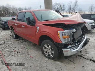 2023 Ford F-150 XL with VIN 1FTFW1E81PKD04451, listed as a Copart auction lot 47299695 with 0 mi miles and Salvage Title. Bid and sale history available at carsss.com. Image 4.