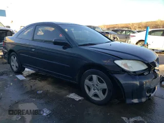 2005 Honda Civic EX with VIN 1HGEM21905L047023, listed as a Copart auction lot 43710225 with 176,419 mi miles and Salvage Title. Bid and sale history available at carsss.com. Image 4.