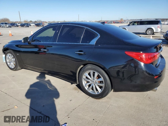 2017 Infiniti Q50 Signature Edition with VIN JN1EV7AP3HM735784, listed as a Copart auction lot 85597114 with 119,249 mi miles and Salvage Title. Bid and sale history available at DreamBid. Image 2.