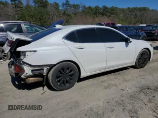 2015 Acura TLX with VIN 19UUB1F36FA015691, listed as a Copart auction lot 49980945 with 116,896 mi miles and Salvage Title. Bid and sale history available at carsss.com. Image 3.