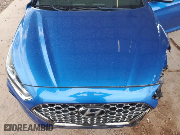 2018 Hyundai Sonata Sport with VIN 5NPE34AFXJH639031, listed as a Copart auction lot 53173295 with 39,727 mi miles and Salvage Title. Bid and sale history available at DreamBid. Image 12.