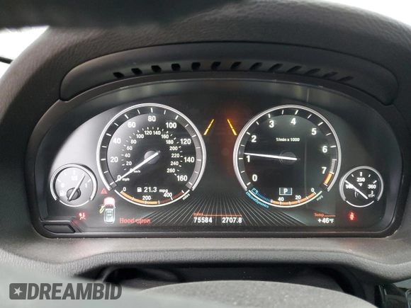 2017 BMW X3 xDrive35i with VIN 5UXWX7C59H0U40329, listed as a Copart auction lot 49296225 with 75,584 mi miles and Salvage Title. Bid and sale history available at DreamBid. Image 9.
