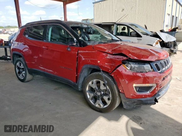 2020 Jeep Compass Limited с VIN 3C4NJDCB0LT123988, выставлен на аукционе Copart как лот 60930075 с пробегом 71 153 миль миль и Списание • Salvage title. История ставок и продаж доступна на DreamBid. Изображение 4.
