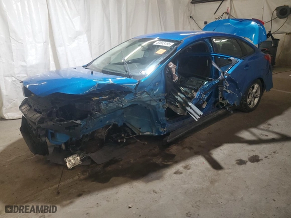 2014 Ford Focus SE with VIN 1FADP3F26EL156210, listed as a Copart auction lot 50603195 with 0 mi miles and Salvage Title. Bid and sale history available at carsss.com. Image 1.