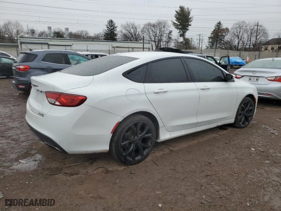 2015 Chrysler 200 S with VIN 1C3CCCBG8FN665275, listed as a Copart auction lot 46644305 with 153,144 mi miles and Clean Title. Bid and sale history available at carsss.com. Image 3.