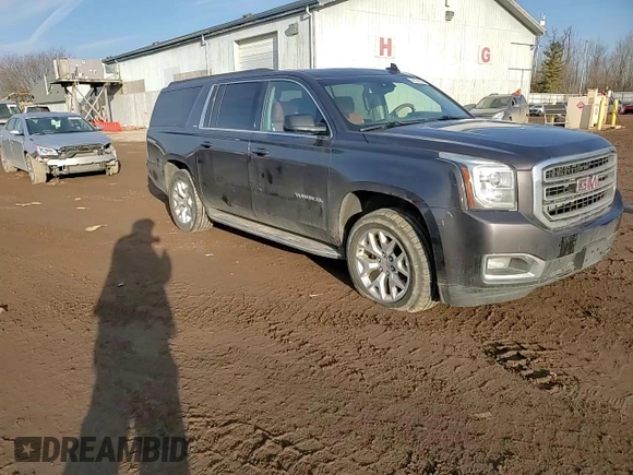 2015 GMC Yukon XL SLT with VIN 1GKS2HKC7FR533710, listed as a Copart auction lot 48336335 with 183,731 mi miles and Clean Title. Bid and sale history available at carsss.com. Image 11.