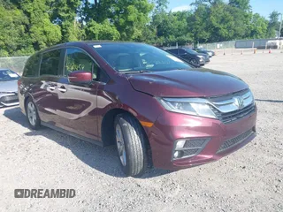 2019 Honda Odyssey EX-L z VIN 5FNRL6H79KB135307, wystawiony jako IAAI lot #42639459 z przebiegiem Nie podano mil oraz . Historia ofert i sprzedaży dostępna na DreamBid. Obrazek 1.
