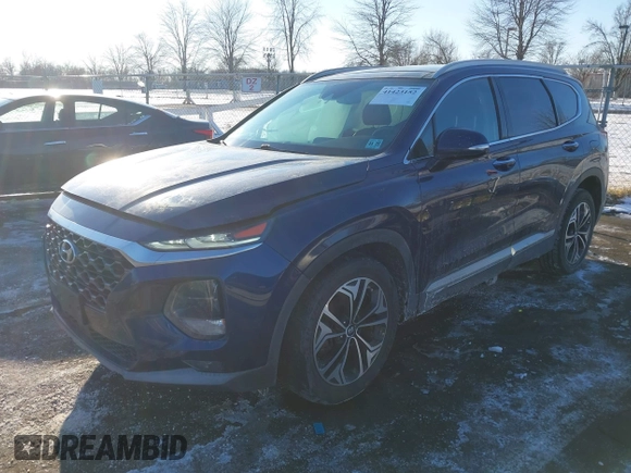 2020 Hyundai Santa Fe SEL with VIN 5NMS3CAA5LH273416, listed as a IAAI auction lot 41423152 with 94,920 mi miles. Bid and sale history available at carsss.com. Image 17.