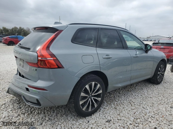2024 Volvo XC60 Core Dark Theme with VIN YV4L12RKXR1763710, listed as a Copart auction lot 48162225 with 12,694 mi miles and Salvage Title. Bid and sale history available at carsss.com. Image 3.