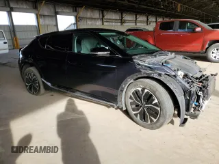 2024 Kia EV6 Wind with VIN KNDC3DLC0R5180663, listed as a Copart auction lot 78873974 with 15,247 mi miles and Salvage Title. Bid and sale history available at carsss.com. Image 4.