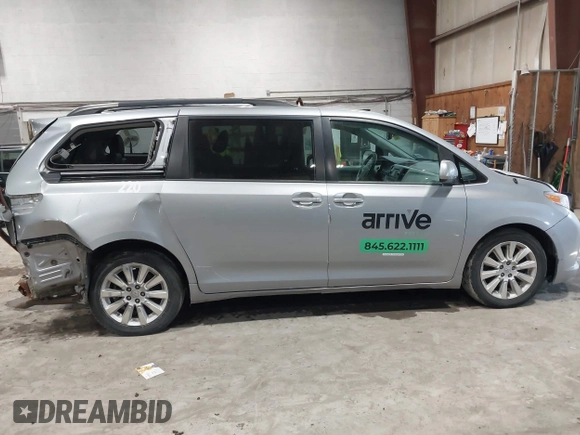 2013 Toyota Sienna LE with VIN 5TDJK3DC0DS056429, listed as a IAAI auction lot 41633193 with 167,321 mi miles and . Bid and sale history available at DreamBid. Image 13.