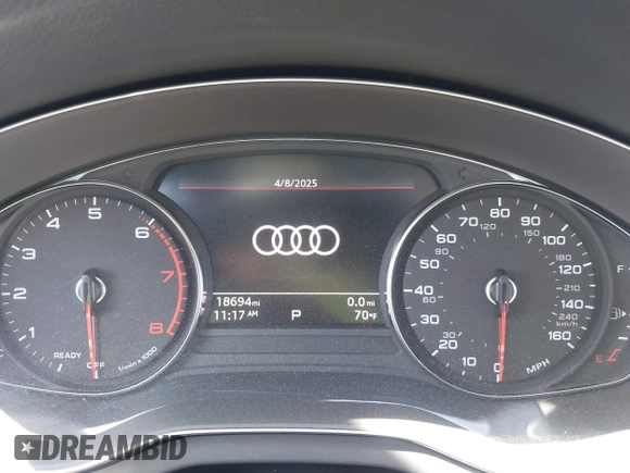 2022 Audi Q5 S line Premium with VIN WA1GAAFY2N2119625, listed as a IAAI auction lot 41979117 with 18,694 mi miles and . Bid and sale history available at DreamBid. Image 7.