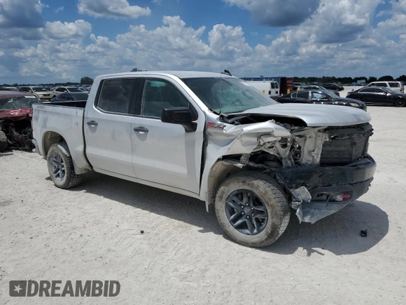2022 Chevrolet Silverado 1500 Custom Trail Boss with VIN 3GCPYCEK7NG190983, listed as a Copart auction lot 53241744 with 71,301 mi miles and Non Repairable. Bid and sale history available at DreamBid. Image 4.