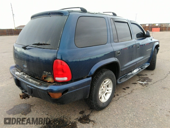 2001 Dodge Durango with VIN 1B4HS28Z81F530711, listed as a IAAI auction lot 41722113 with 187,552 mi miles and . Bid and sale history available at carsss.com. Image 4.