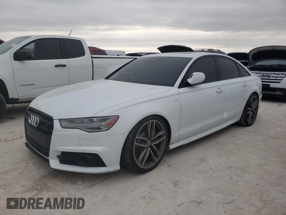 2016 Audi S6 Prestige z VIN WAUH2AFC4GN188178, wystawiony jako Copart lot #76672694 z przebiegiem Nie podano mil oraz Szkoda całkowita • Salvage title. Historia ofert i sprzedaży dostępna na DreamBid. Obrazek 1.