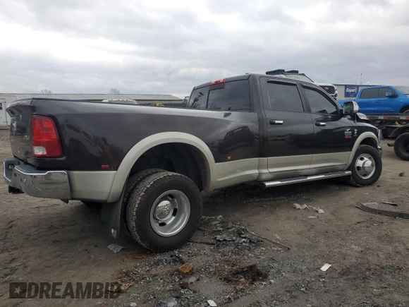2010 Dodge 3500 Laramie z VIN 3D73Y4CLXAG172722, wystawiony jako Copart lot #85875144 z przebiegiem Nie podano mil oraz Szkoda całkowita • Salvage title. Historia ofert i sprzedaży dostępna na DreamBid. Obrazek 3.
