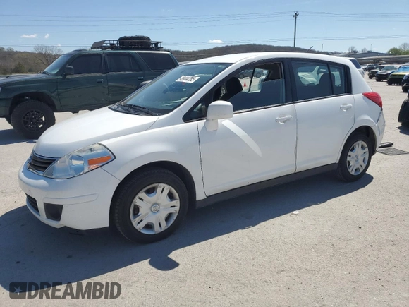 2012 Nissan Versa S with VIN 3N1BC1CP8CK275730, listed as a Copart auction lot 49444785 with 185,129 mi miles and Salvage Title. Bid and sale history available at carsss.com. Image 1.