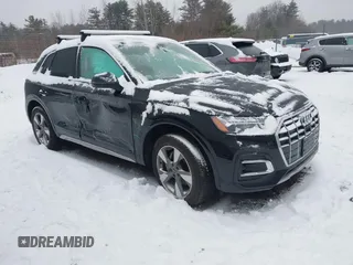 2023 Audi Q5 Premium Plus z VIN WA1BBAFY4P2067571, wystawiony jako IAAI lot #41497906 z przebiegiem 21 713 mil mil oraz . Historia ofert i sprzedaży dostępna na DreamBid. Obrazek 1.