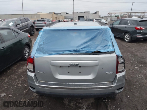 2017 Jeep Compass High Altitude with VIN 1C4NJDEB8HD100971, listed as a IAAI auction lot 42044082 with 94,486 mi miles. Bid and sale history available at carsss.com. Image 16.
