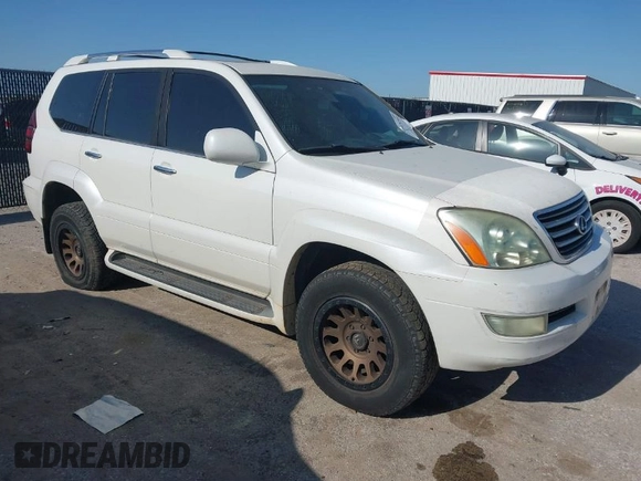 2008 Lexus GX 470 with VIN JTJBT20X380149150, listed as a IAAI auction lot 41975793 with Not Provided miles. Bid and sale history available at carsss.com. Image 1.