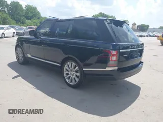 2015 Land Rover Range Rover Supercharged with VIN SALGS2TF1FA219503, listed as a IAAI auction lot 42580352 with 104,534 mi miles and . Bid and sale history available at DreamBid. Image 3.