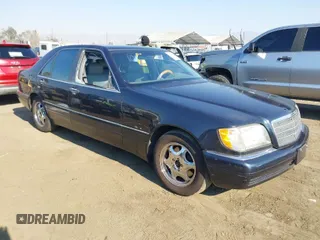 1997 Mercedes-Benz S-Class with VIN WDBGA32G5VA358329, listed as a IAAI auction lot 41285917 with 148,235 mi miles. Bid and sale history available at carsss.com. Image 1.