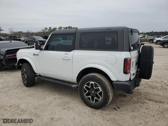 2022 Ford Bronco with VIN 1FMDE5AHXNLB15534, listed as a Copart auction lot 44449825 with 45,726 mi miles and Salvage Title. Bid and sale history available at carsss.com. Image 2.