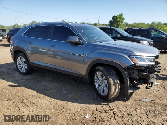 2021 Volkswagen Atlas SEL z VIN 1V2BC2CA9MC205738, wystawiony jako Copart lot #55288504 z przebiegiem 59 838 mil mil oraz Szkoda całkowita • Salvage title. Historia ofert i sprzedaży dostępna na DreamBid. Obrazek 4.