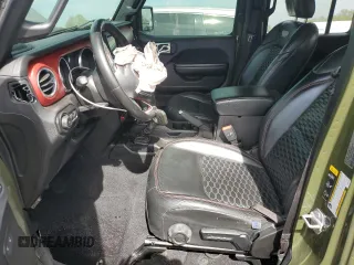 2021 Jeep Wrangler Unlimited Rubicon with VIN 1C4JJXFM3MW555919, listed as a Copart auction lot 54319775 with 51,188 mi miles and Salvage title. Bid and sale history available at DreamBid. Image 7.