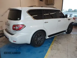 2019 Nissan Armada Platinum z VIN JN8AY2NF0K9352410, wystawiony jako IAAI lot #41078139 z przebiegiem 90 828 mil mil oraz . Historia ofert i sprzedaży dostępna na DreamBid. Obrazek 4.