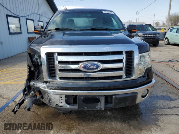 2010 Ford F-150 XL with VIN 1FTEW1C81AFD75177, listed as a Copart auction lot 52542515 with 165,694 mi miles and Salvage Title. Bid and sale history available at carsss.com. Image 5.