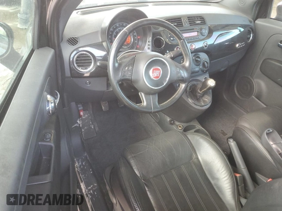 2013 FIAT 500 Turbo z VIN 3C3CFFHH1DT693439, wystawiony jako Copart lot #58445205 z przebiegiem 91 891 mil mil oraz Szkoda całkowita • Salvage title. Historia ofert i sprzedaży dostępna na DreamBid. Obrazek 8.