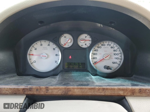 2006 Ford Five Hundred Limited with VIN 1FAHP25196G156023, listed as a Copart auction lot 55138425 with 282,528 mi miles and Salvage title. Bid and sale history available at DreamBid. Image 9.