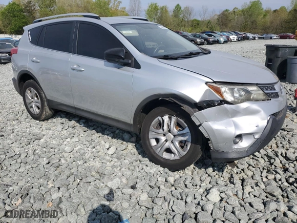 2013 Toyota RAV4 LE with VIN JTMZFREV8DD011597, listed as a Copart auction lot 52416595 with 190,425 mi miles and Salvage Title. Bid and sale history available at carsss.com. Image 4.
