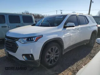 2019 Chevrolet Traverse RS with VIN 1GNEVJKW6KJ252144, listed as a Copart auction lot 42980605 with 94,045 mi miles and Salvage Title. Bid and sale history available at carsss.com. Image 1.