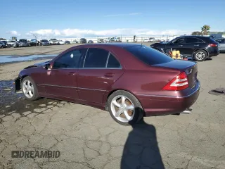 2006 Mercedes-Benz C 230 Sport with VIN WDBRF52H16F781671, listed as a Copart auction lot 50210325 with Not Provided miles and Salvage Title. Bid and sale history available at carsss.com. Image 2.