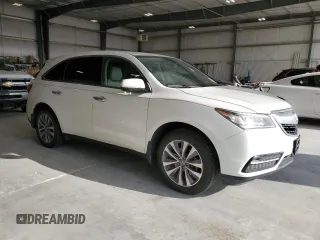2014 Acura MDX Tech Pkg with VIN 5FRYD4H4XEB003162, listed as a Copart auction lot 51247095 with 103,015 mi miles and Salvage Title. Bid and sale history available at carsss.com. Image 4.