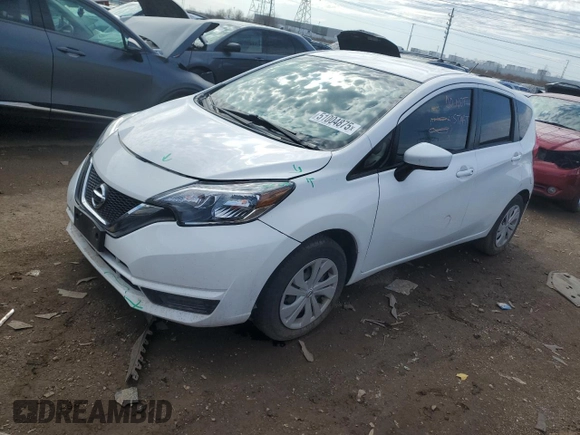 2017 Nissan Note SV with VIN 3N1CE2CP6HL352875, listed as a Copart auction lot 51004875 with 61,784 mi miles and Salvage Title. Bid and sale history available at DreamBid. Image 1.