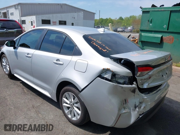2024 Toyota Corolla LE with VIN 5YFB4MDE3RP153789, listed as a IAAI auction lot 41352741 with 12,731 mi miles and . Bid and sale history available at carsss.com. Image 3.