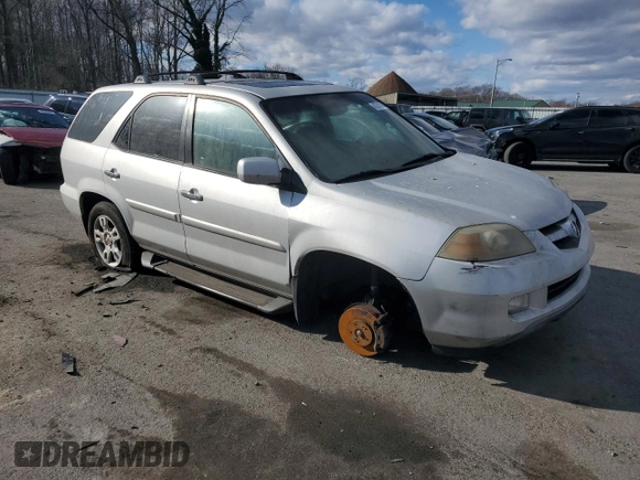 2004 Acura MDX Touring Pkg w/Navigation with VIN 2HNYD18894H526596, listed as a Copart auction lot 43210005 with 153,632 mi miles and Salvage Title. Bid and sale history available at carsss.com. Image 4.